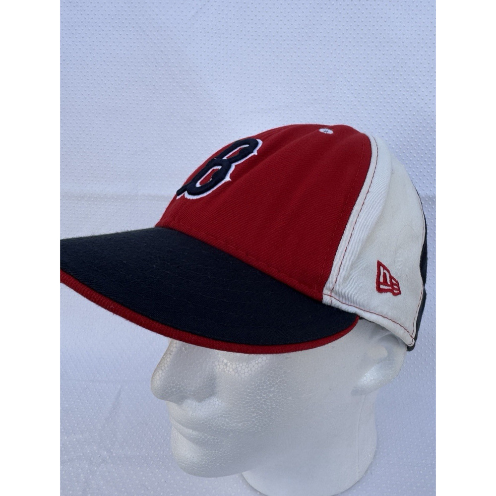 Boston Red Sox Baseball Cap New Era 59fifty Men's Fitted 7-5/8 Embroidered Logo